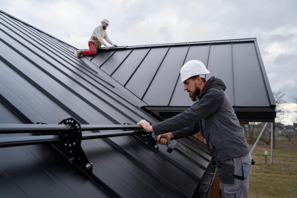 Yorkshire Roofs metal roofs completed project